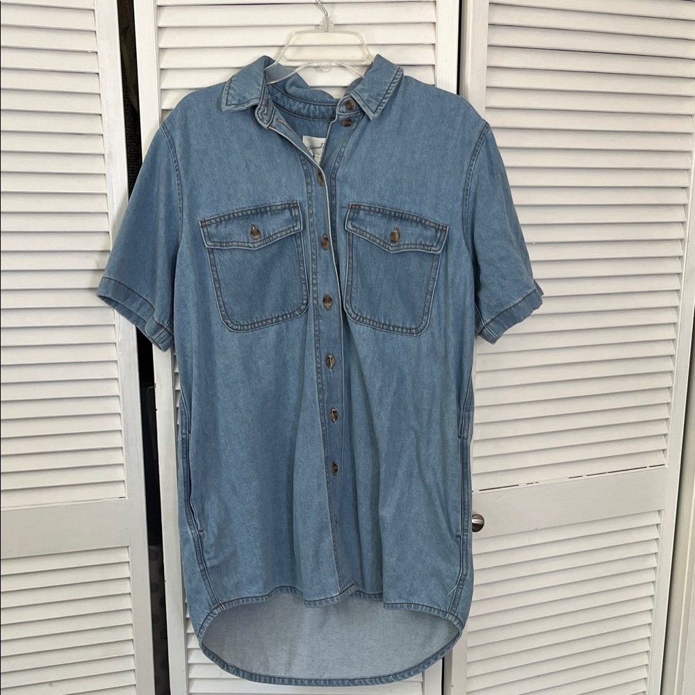 Universal Thread Denim Button Down Dress